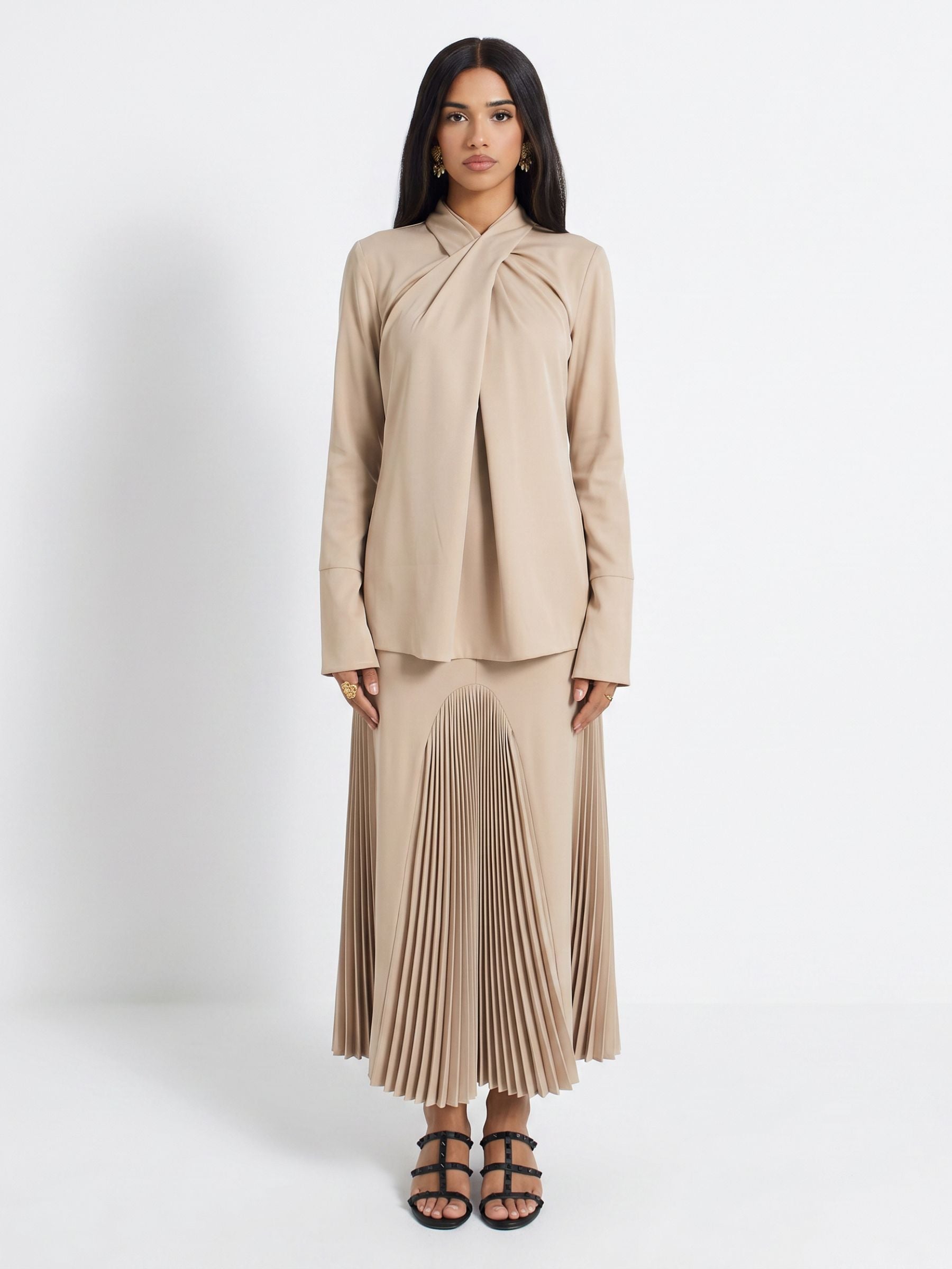 Sara Pleated Skirt