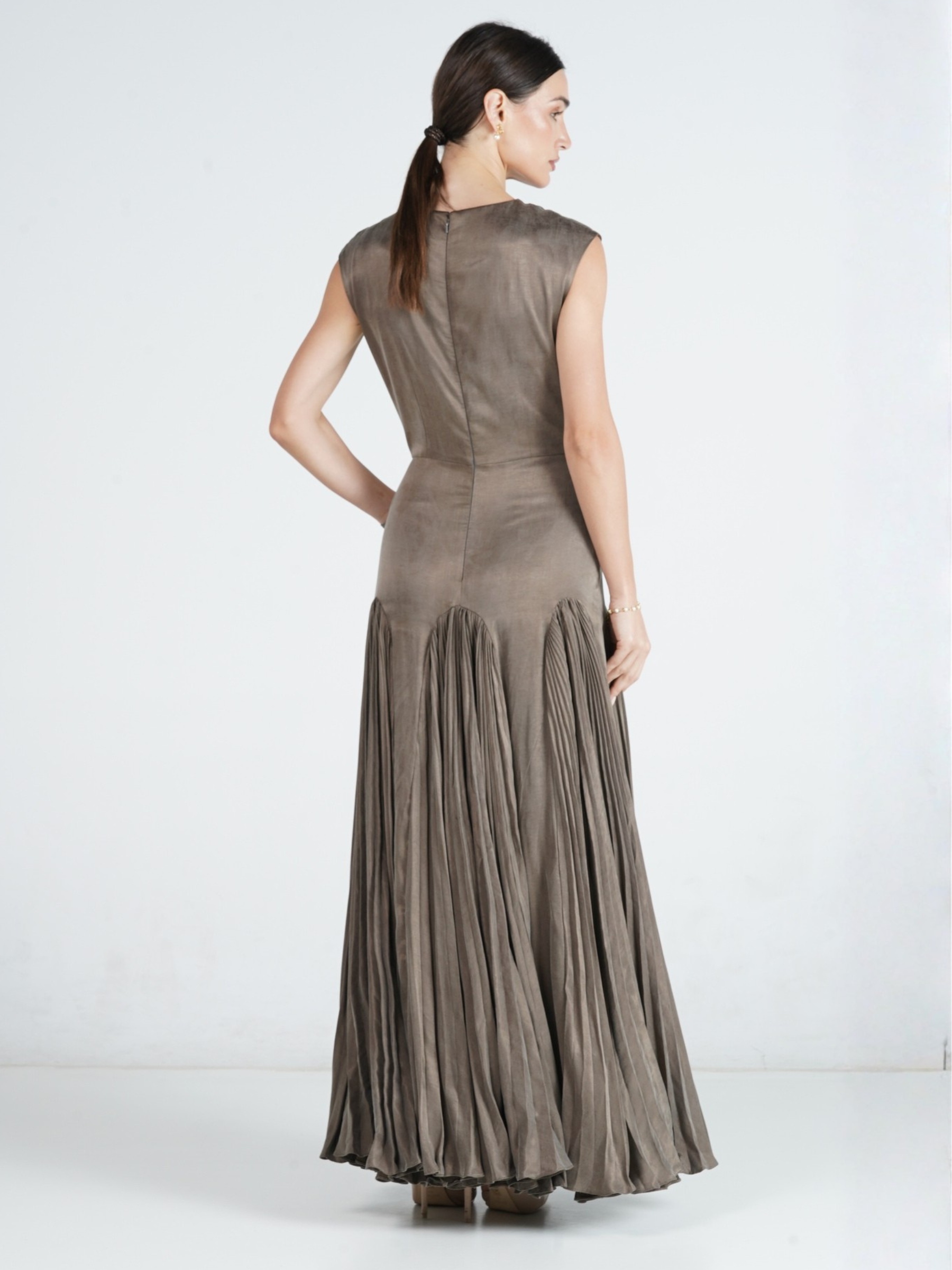 Sara Pleated Dress