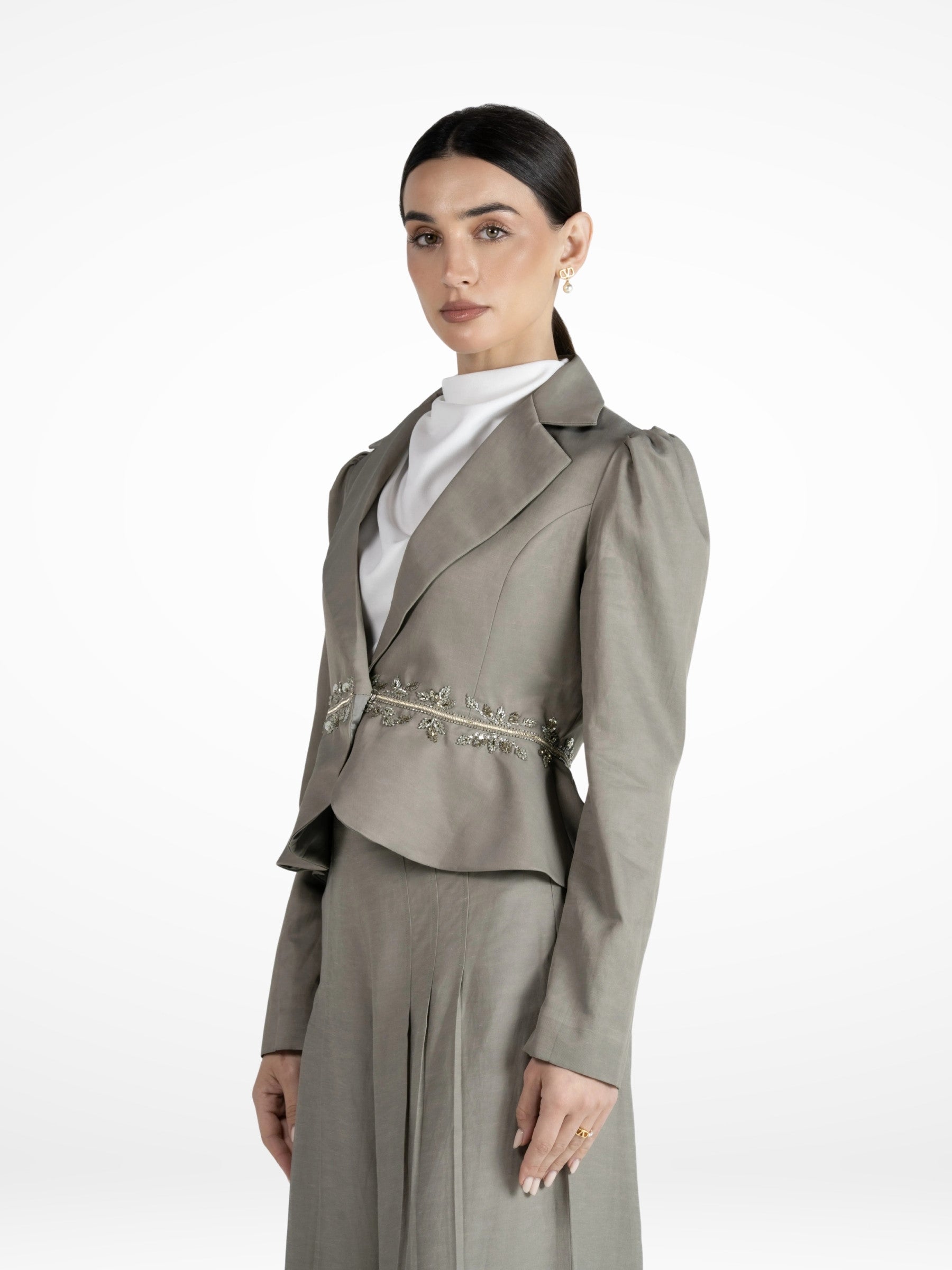 El Yazi Peplum Jacket